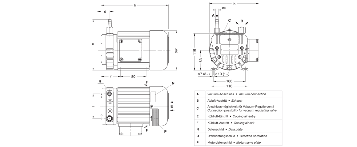 V-VTE 10干式真空泵