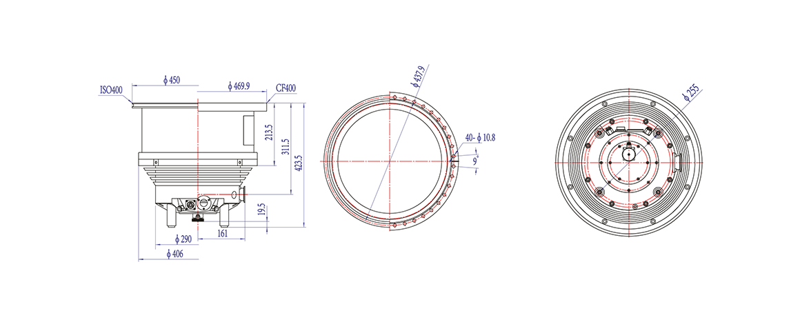 Turbo-H400/4000-FF涡轮分子泵